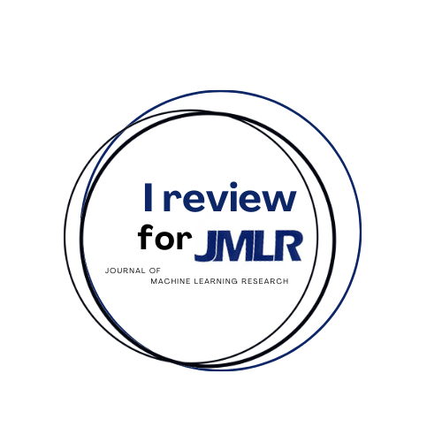 I review for JMLR